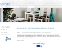 Tablet Screenshot of lintula.fi